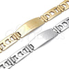 Pulsera Solida 03.114.0236.08 Acero Inoxidable, Pulido, Tono Plateado (14 MM Thickness, 8 Inches Length)