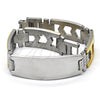 Pulsera Solida 03.114.0236.1.08 Acero Inoxidable, Pulido, Dos Tonos (14 MM Thickness, 8 Inches Length)