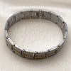 Pulsera Solida 5.244.002.08 Acero Inoxidable, Pulido, Dos Tonos (13 MM Thickness, 8 Inches Length)