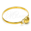 Aro Individual 07.185.0005.1.04 Oro Laminado, Pulido, Tono Dorado (05 MM Thickness, Size 4 (2.25 Diameter))