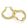Argolla Pequeña 02.170.0165.25 Oro Laminado, Pulido, Tono Dorado
