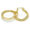 Argolla Pequeña 02.170.0165.25 Oro Laminado, Pulido, Tono Dorado