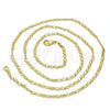 Gargantilla Basica 04.213.0050.24 Oro Laminado, Pulido, Tono Dorado (02 MM Thickness, 24 Inches Length)