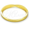 Aro Individual 07.252.0041.05 Oro Laminado, con Blanca Cristal, Pulido, Tono Dorado (06 MM Thickness, Size 5 (2.50 Diameter))