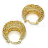 Argolla Mediana 02.170.0178.30 Oro Laminado, Pulido, Tono Dorado