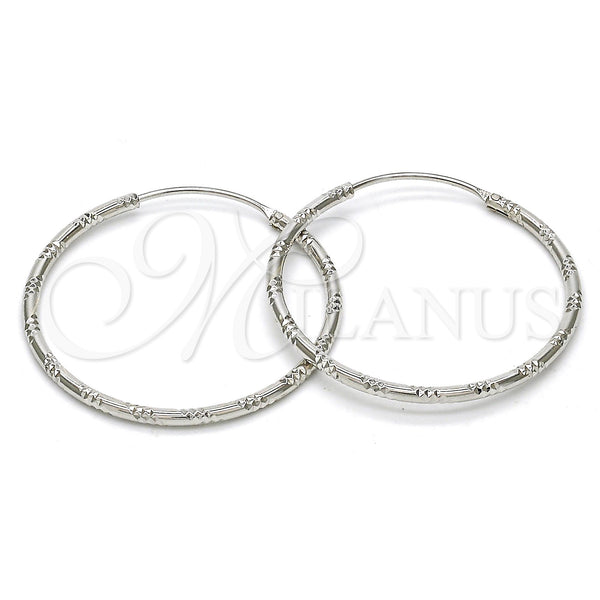 Argolla Mediana 02.285.0002.35 Plata Rodinada, Diamantado, Rodinado