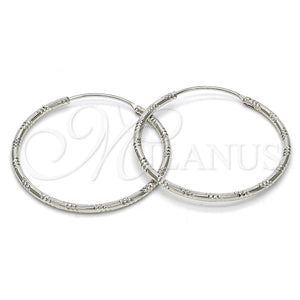 Argolla Mediana 02.285.0002.35 Plata Rodinada, Diamantado, Rodinado