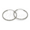 Argolla Mediana 02.285.0002.35 Plata Rodinada, Diamantado, Rodinado