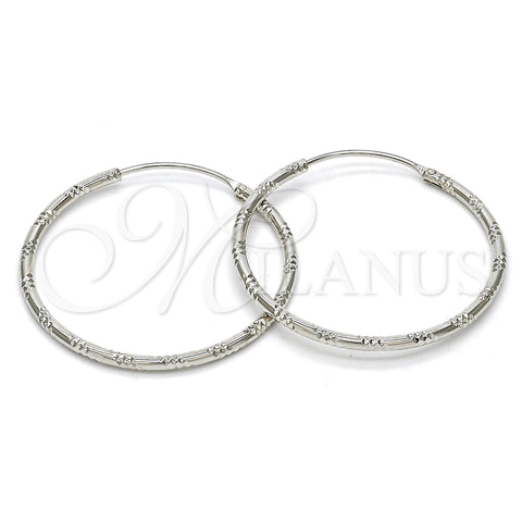 Argolla Mediana 02.285.0002.35 Plata Rodinada, Diamantado, Rodinado