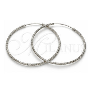 Argolla Grande 02.285.0001.55 Plata Rodinada, Diamantado, Rodinado