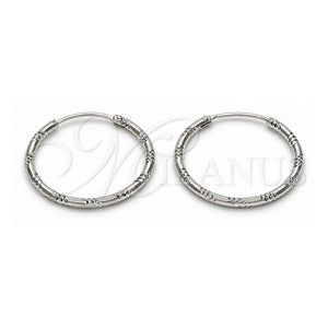 Argolla Pequeña 02.285.0002.25 Plata Rodinada, Diamantado, Rodinado