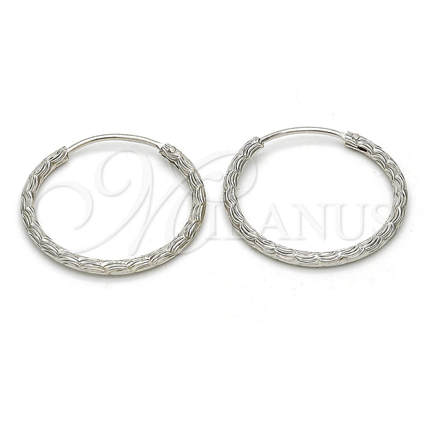 Argolla Pequeña 02.285.0001.25 Plata Rodinada, Diamantado, Rodinado