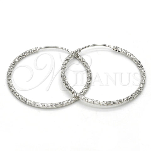 Argolla Mediana 02.285.0001.35 Plata Rodinada, Diamantado, Rodinado