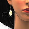Argolla Pequeña 02.65.2528.20 Oro Laminado, Diseño de Flor, Pulido, Tres Tonos