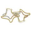 Argolla Mediana 02.65.2529.40 Oro Laminado, Diamantado, Tres Tonos