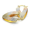 Argolla Pequeña 02.65.2534.15 Oro Laminado, Diamantado, Tres Tonos