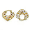 Argolla Pequeña 02.65.2535.20 Oro Laminado, Diamantado, Tres Tonos
