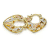 Argolla Pequeña 02.65.2535.20 Oro Laminado, Diamantado, Tres Tonos