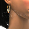 Argolla Mediana 02.170.0184.40 Oro Laminado, Diamantado, Tono Dorado