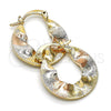 Argolla Pequeña 02.65.2591.20 Oro Laminado, Pulido, Tres Tonos