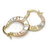 Argolla Pequeña 02.65.2600.20 Oro Laminado, Pulido, Tres Tonos