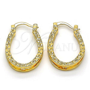 Argolla Pequeña 02.122.0094.20 Oro Laminado, Pulido, Tono Dorado
