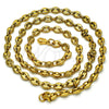 Gargantilla Elegante 03.116.0020.30 Acero Inoxidable, Pulido, Tono Dorado (06 MM Thickness, 30 Inches Length)