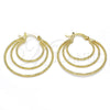 Argolla Mediana 02.168.0043.35 Oro Laminado, Diamantado, Tono Dorado