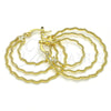 Argolla Mediana 02.168.0044.35 Oro Laminado, Diamantado, Tono Dorado