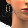 Argolla Mediana 02.168.0047.35 Oro Laminado, Diamantado, Tono Dorado
