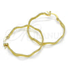 Argolla Mediana 02.168.0047.35 Oro Laminado, Diamantado, Tono Dorado