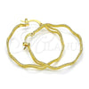 Argolla Mediana 02.168.0047.35 Oro Laminado, Diamantado, Tono Dorado