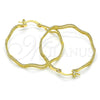 Argolla Mediana 02.168.0047.35 Oro Laminado, Diamantado, Tono Dorado