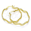 Argolla Mediana 02.168.0049.35 Oro Laminado, Diamantado, Tono Dorado