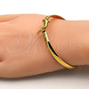 Aro Individual 07.192.0013.1.04 Oro Laminado, Diseño de Delfín, Pulido, Tono Dorado (05 MM Thickness, Size 4 (2.25 Diameter))