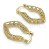 Argolla Pequeña 02.102.0034.20 Oro Laminado, Pulido, Tres Tonos