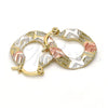 Argolla Pequeña 02.65.2623.20 Oro Laminado, Diamantado, Tres Tonos