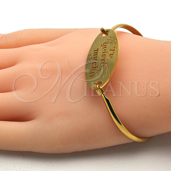 Aro Individual 07.110.0010.05 Acero Inoxidable, Pulido, Tono Dorado (04 MM Thickness, Size 5 (2.50 Diameter))