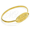 Aro Individual 07.110.0010.05 Acero Inoxidable, Pulido, Tono Dorado (04 MM Thickness, Size 5 (2.50 Diameter))