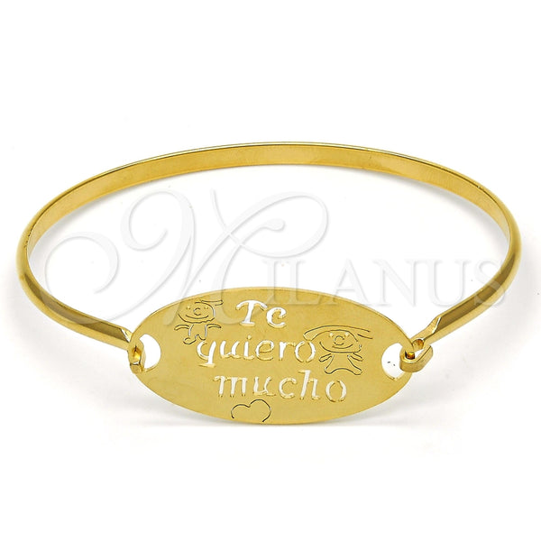 Aro Individual 07.110.0010.05 Acero Inoxidable, Pulido, Tono Dorado (04 MM Thickness, Size 5 (2.50 Diameter))