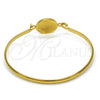 Aro Individual 07.110.0015.04 Acero Inoxidable, Diseño de Amor, Pulido, Tono Dorado (04 MM Thickness, Size 4 (2.25 Diameter))