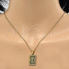 Dije Religioso 05.247.0007 Acero Inoxidable, Diseño de Divino Niño , Pulido, Tono Dorado