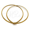 Gargantilla Basica 04.265.0001.18 Oro Laminado, Diseño de Herringbone, Pulido, Tono Dorado (03 MM Thickness, 18 Inches Length)