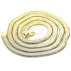 Gargantilla Basica 04.213.0065.30 Oro Laminado, Diseño de Cola de Raton, Pulido, Tono Dorado (06 MM Thickness, 30 Inches Length)