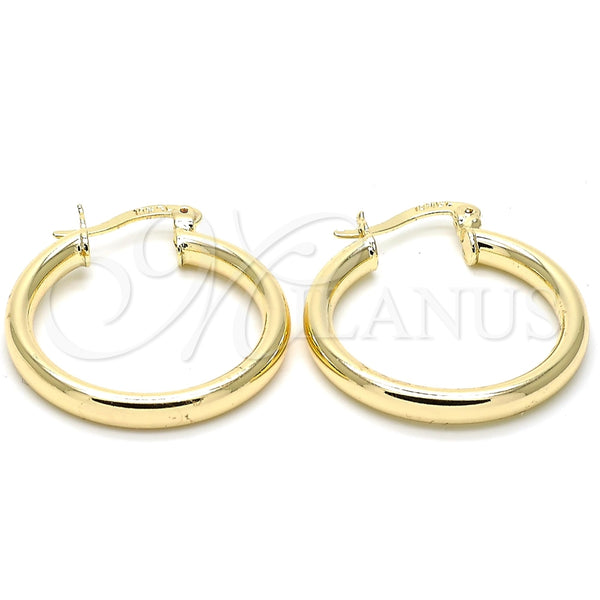 Argolla Pequeña 5.134.026.25 Oro Laminado, Pulido, Tono Dorado
