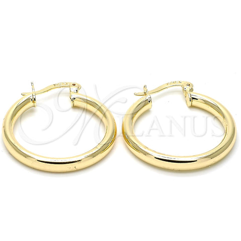 Argolla Pequeña 5.134.026.25 Oro Laminado, Pulido, Tono Dorado