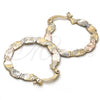 Argolla Mediana 02.170.0187.30 Oro Laminado, Diamantado, Tres Tonos