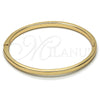 Aro Individual 07.307.0009.04 Oro Laminado, con Blanca Cristal, Pulido, Tono Dorado (04 MM Thickness, Size 4 (2.25 Diameter))