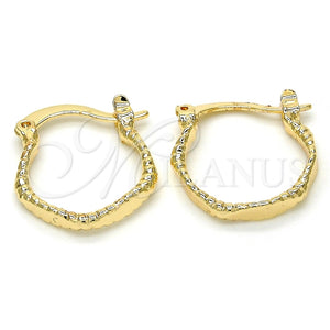 Argolla Pequeña 02.96.0081.15 Oro Laminado, Pulido, Tono Dorado