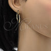 Argolla Pequeña 02.102.0046.25 Oro Laminado, Diamantado, Tres Tonos